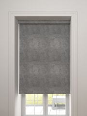 Ink Black Crackle Made To Measure Blackout Roller Blind - Image 1 of 3