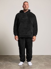 BadRhino Big & Tall Black Fleece Lounges Set - Image 2 of 7