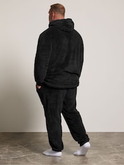 BadRhino Big & Tall Black Fleece Lounges Set - Image 3 of 7