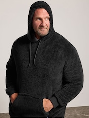 BadRhino Big & Tall Black Fleece Lounges Set - Image 4 of 7