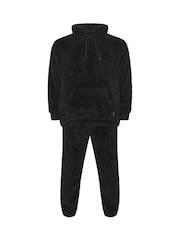 BadRhino Big & Tall Black Fleece Lounges Set - Image 6 of 7