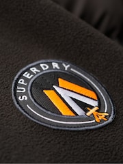 Schwarz - Superdry – Storm Fleece-Bomberjacke mit Kapuze - Bild 5 von 5