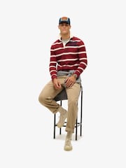 Rot - Superdry – Vintage Athletic – Rugby-Shirt in entspannter Passform - Bild 3 von 5
