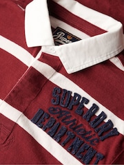 Rot - Superdry – Vintage Athletic – Rugby-Shirt in entspannter Passform - Bild 5 von 5
