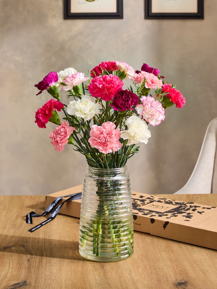 Bright Carnation Letterbox Bouquet - Image 1 of 4