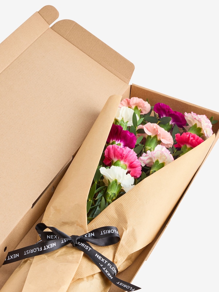 Bright Carnation Letterbox Bouquet - Image 4 of 4