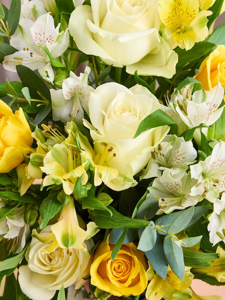 Rose and Alstroemeria Letterbox Bouquet - Image 2 of 3
