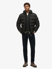 Superdry Black Sports Puffer Jacket - Image 2 of 5