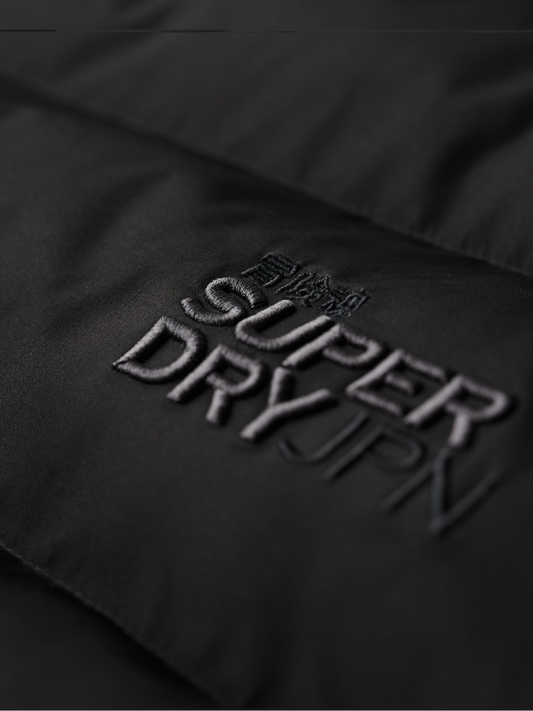 Superdry Black Sports Puffer Jacket - Image 5 of 5