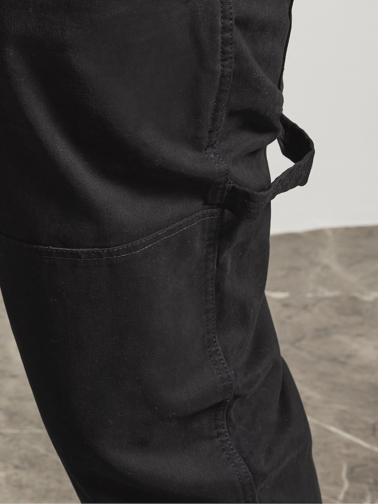 BadRhino Big & Tall Black Carpenter Denim Jeans - Image 4 of 4 BadRhino Big & Tall Black Carpenter Denim Jeans - Image 4 of 4
