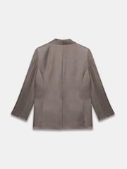 Mint Velvet Brown Double Breasted Blazer - Image 8 of 8