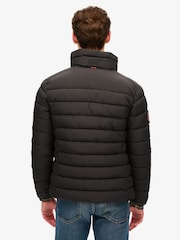 Superdry Black Fuji Emb Padded Jacket - Image 2 of 8