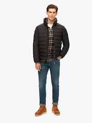 Superdry Black Fuji Emb Padded Jacket - Image 3 of 8