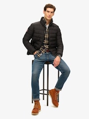 Superdry Black Fuji Emb Padded Jacket - Image 4 of 8