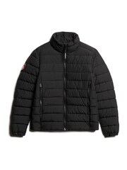 Superdry Black Fuji Emb Padded Jacket - Image 6 of 8