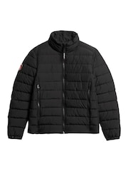 Superdry Black Fuji Emb Padded Jacket - Image 7 of 8
