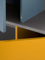 MADE.COM Blue Fowler Tall Shelving Unit - Image 3 of 8