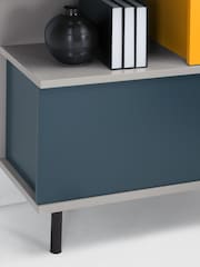 MADE.COM Blue Fowler Tall Shelving Unit - Image 4 of 8