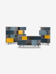 MADE.COM Blue Fowler Tall Shelving Unit - Image 6 of 8