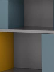 MADE.COM Blue Fowler Tall Shelving Unit - Image 7 of 8