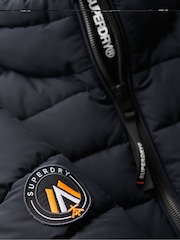 Superdry Eclipse Navy Fuji Emb Padded Jacket - Image 5 of 5