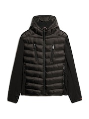 Superdry Black Hooded Storm Softshell Jacket - Image 4 of 6