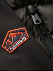 Superdry Black Hooded Storm Softshell Jacket - Image 6 of 6