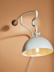 MADE.COM Light Blue/Marble Avery Wall Light - Image 2 of 3
