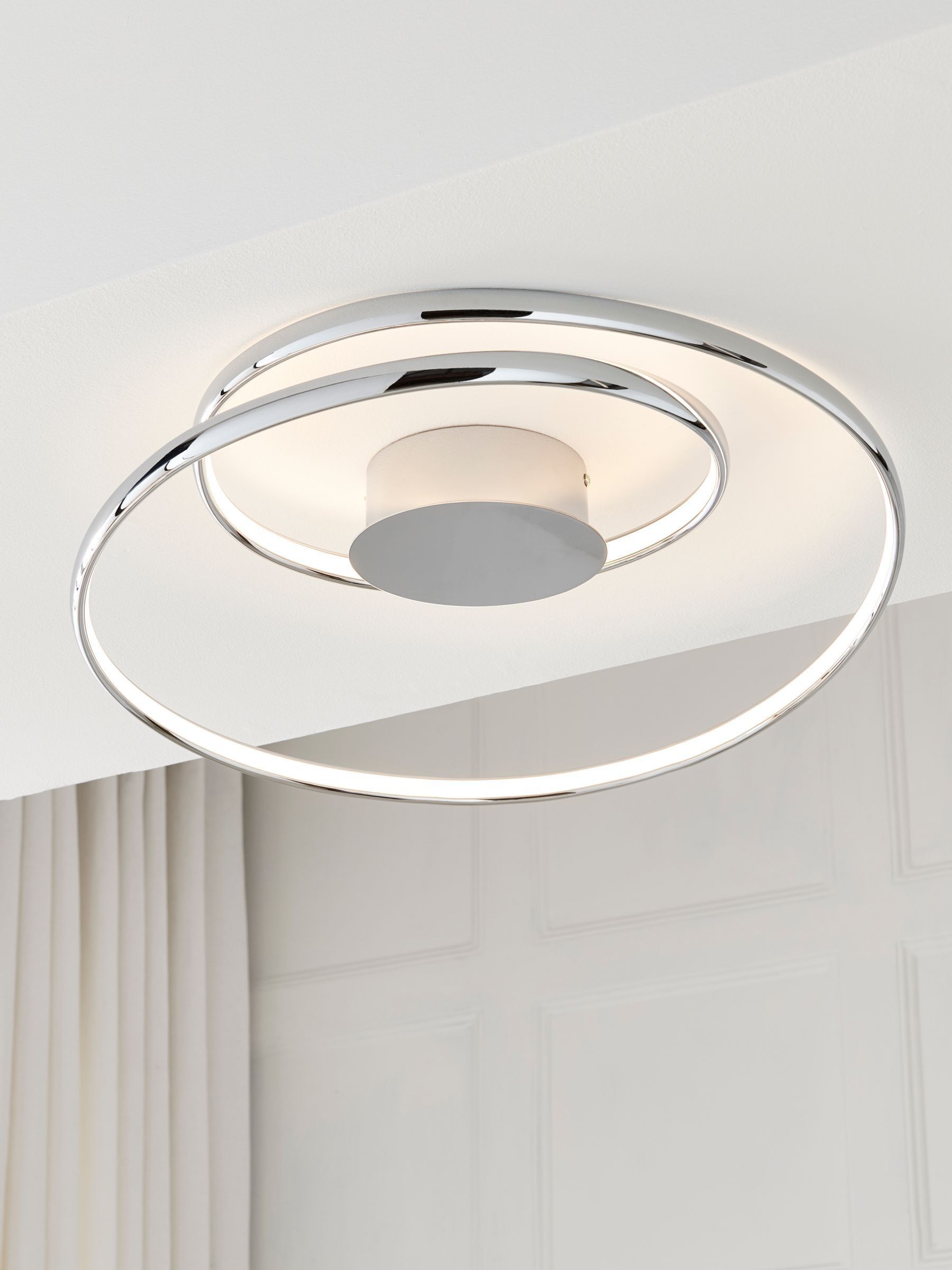Buy Chrome Eternity Flush Ceiling Light from the Next UK online shop