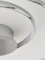 Chrome Eternity Flush Ceiling Light - Image 4 of 9