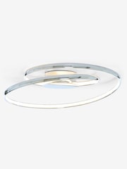 Chrome Eternity Flush Ceiling Light - Image 5 of 9