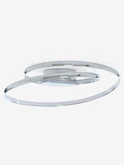 Chrome Eternity Flush Ceiling Light - Image 6 of 9