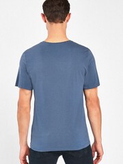 Blue Denim Essential V-Neck T-Shirt - Image 2 of 4
