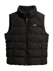 Superdry Black Sports Puffer Gilet - Image 4 of 5