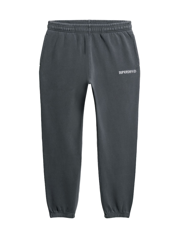 Superdry Ebony Micro Logo Graphic Joggers - Image 4 of 5