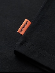 Superdry Black 100% Cotton Essential Logo Long Sleeve Top - Image 5 of 6