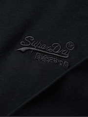 Superdry Black 100% Cotton Essential Logo Long Sleeve Top - Image 6 of 6