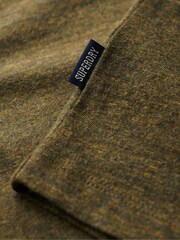 Superdry Green 100% Cotton Essential Logo Long Sleeve Top - Image 5 of 6