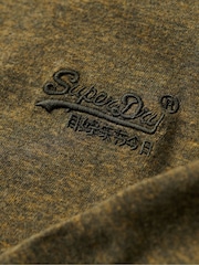 Superdry Green 100% Cotton Essential Logo Long Sleeve Top - Image 6 of 6