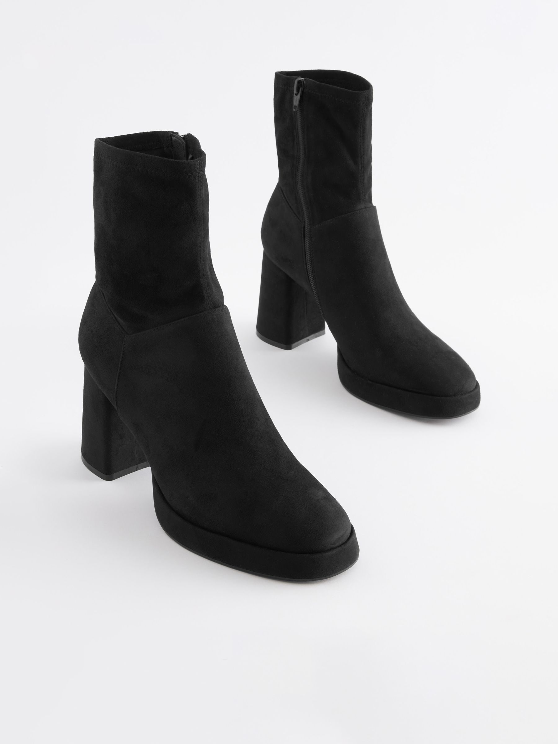 Next black ankle boots 2025
