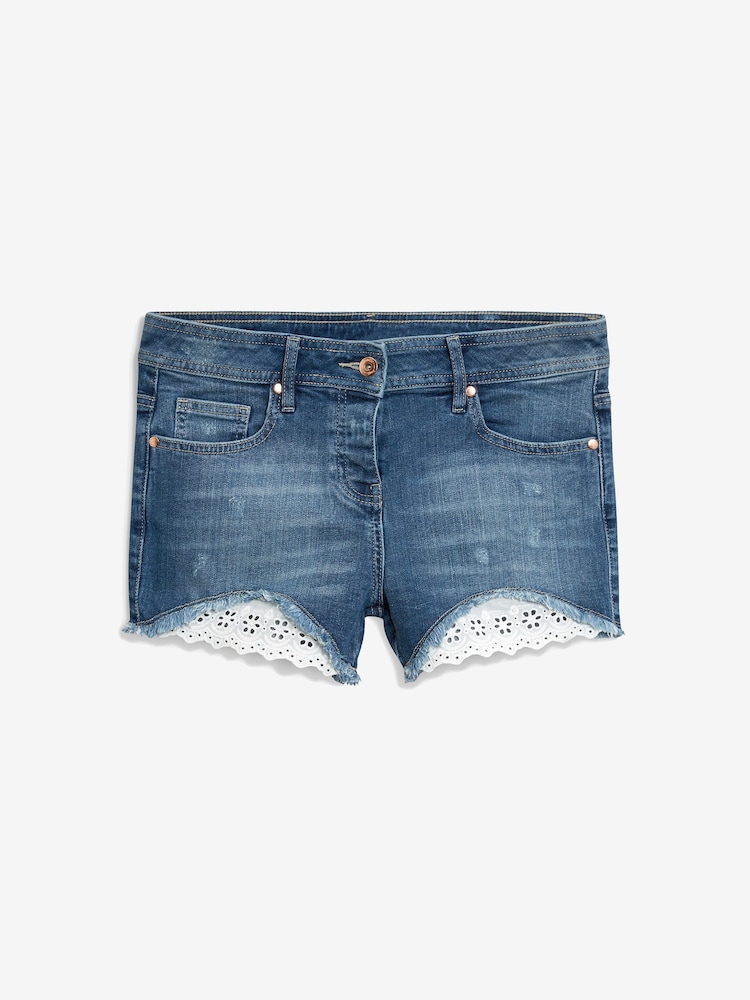 Blue Denim Shorts - Image 5 of 7