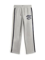 Superdry Vintage Sweat Light Grey Marl 100% Cotton Vintage Athletic Joggers - Image 5 of 5