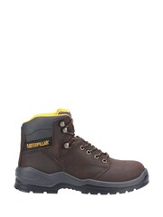Caterpillar Striver Lace-Up Injected Safety Brown Boots - Image 1 of 3