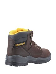 Caterpillar Striver Lace-Up Injected Safety Brown Boots - Image 2 of 3