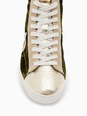 AllSaints Green Tundy Bolt High Tops - Image 4 of 5