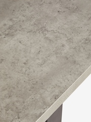 Grey Curtis Concrete Effect 6 to 8 Seater Extending Dining Table - Image 4 of 7