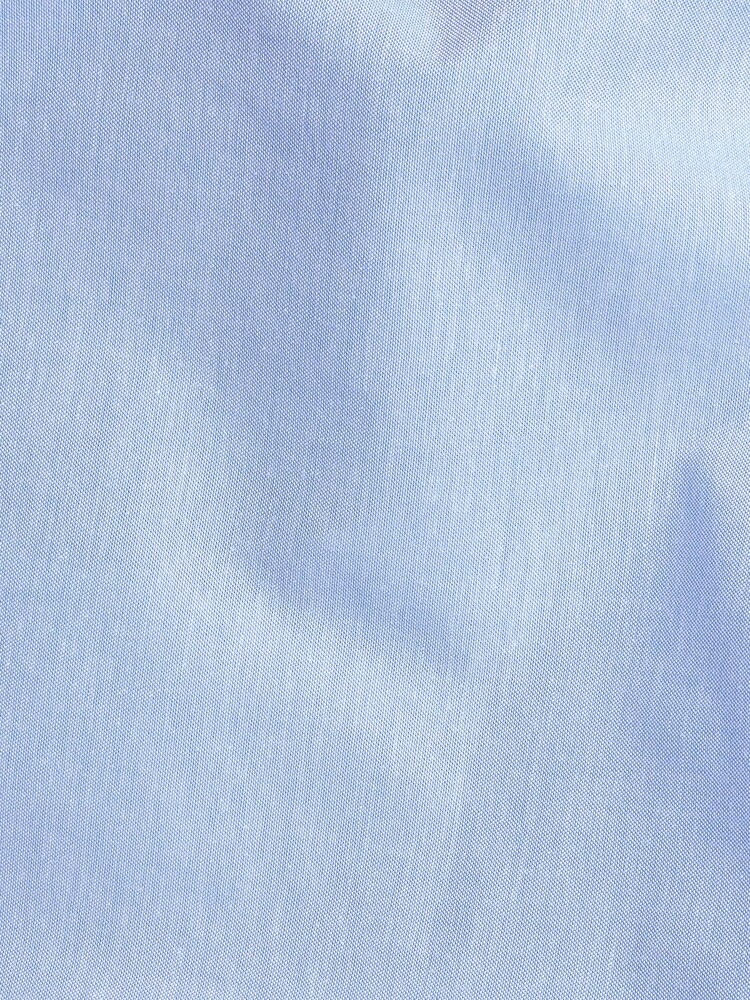 Light Blue Long Sleeve Stretch Oxford Shirt - Image 7 of 7