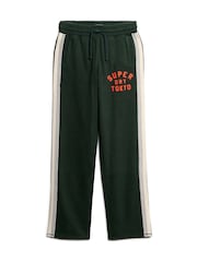 Superdry Academy Dark Green 100% Cotton Vintage Athletic Joggers - Image 4 of 4