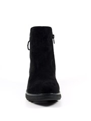 Lunar Alder Wedge Black Ankle Boots - Image 5 of 9