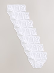 White Heart Lace Trim Briefs 7 Pack (1.5-16yrs) - Image 1 of 4